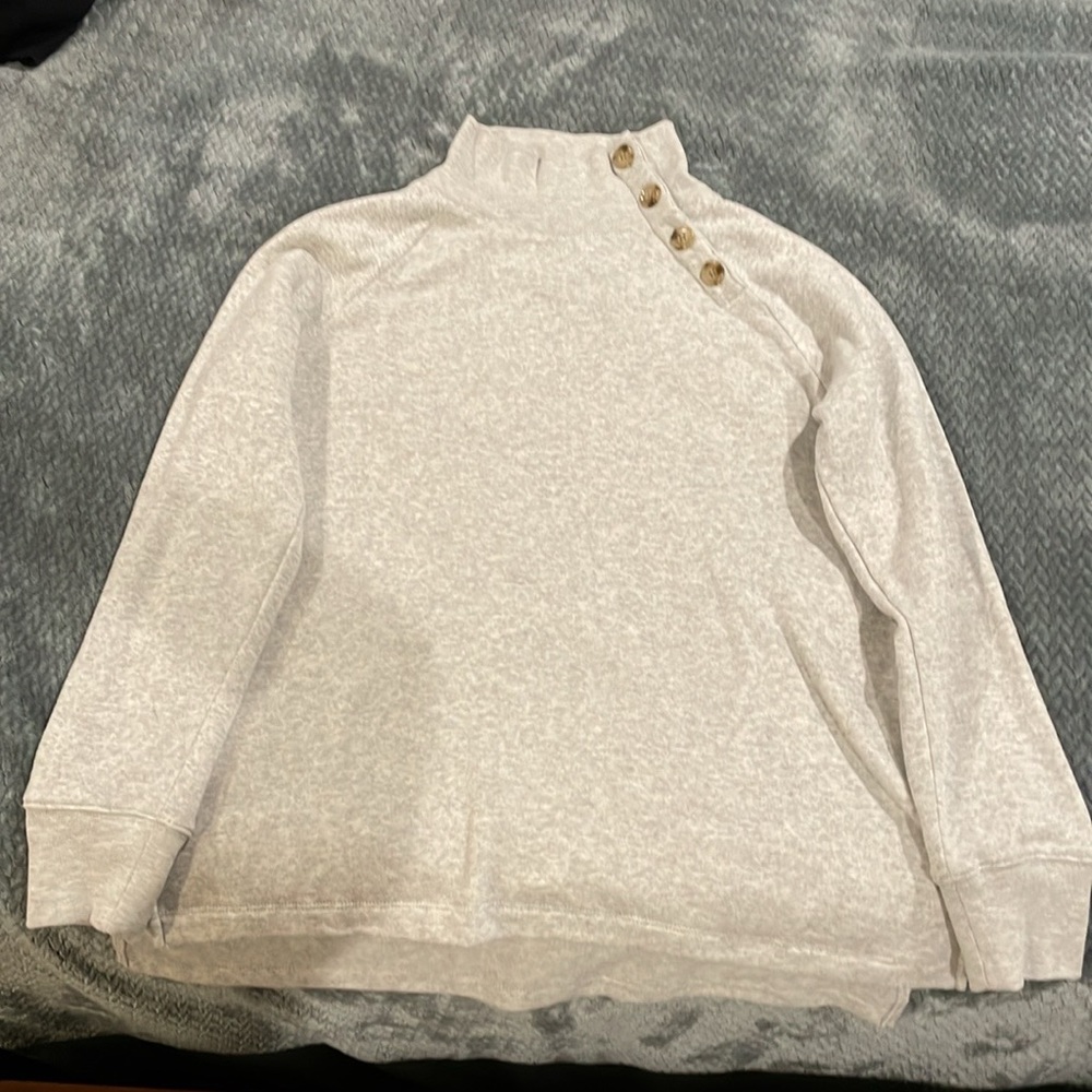 J Crew size Small. Heathered gray
